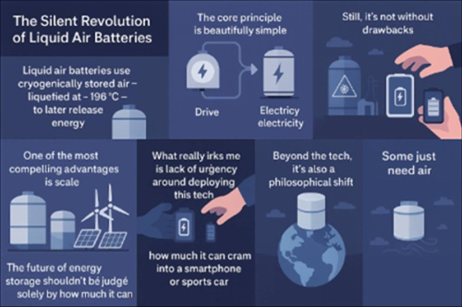 Liquid Air Batteries remain a pipe dream—despite proven mechanics and vast potential to transform sustainable energy.