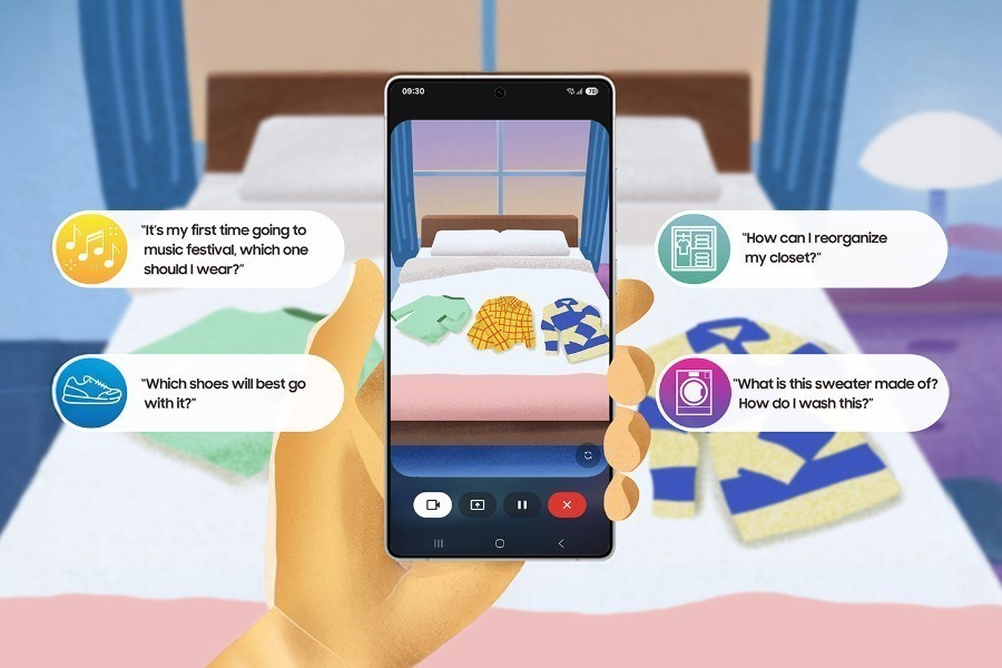Beginning April 7, Galaxy S25 series users can experience new visual conversation capabilities through a free software update