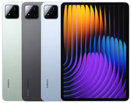 The Xiaomi Pad 7 comes in several beautiful colors: Sage Green, Graphite Grey and Mirage Purple.